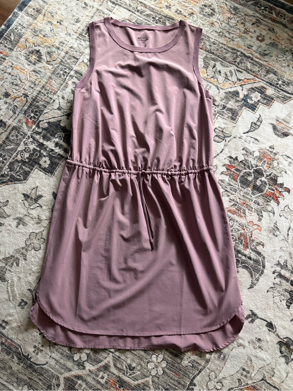 Athleta Light Lavender/dark pink Rincon Dress size MP
